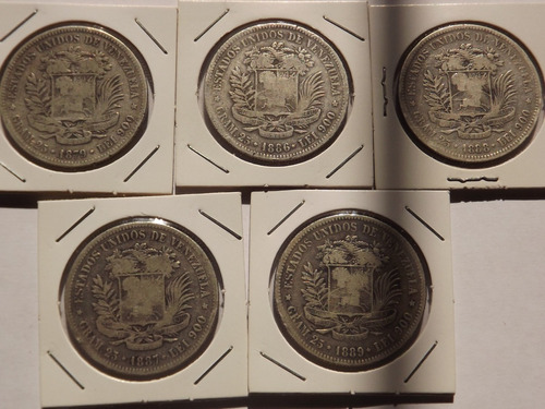 Excelente Colección 22 Monedas De Plata. Fuerte 5