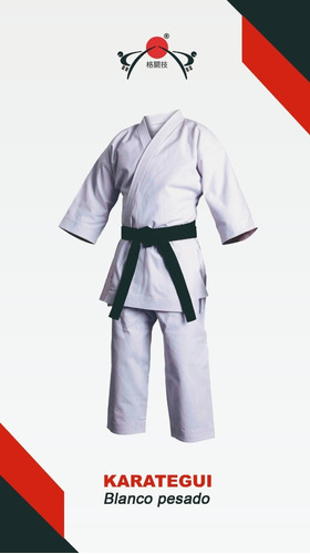 Karategui Banzai Para Artes Marcial -pesado- Talla 3 Al 4