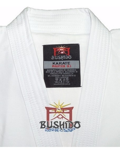 Karategui Bushido Karate Master Gi Talla 1 A 3