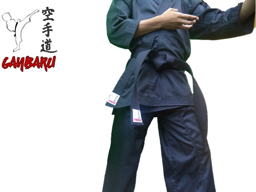 Karategui Kenpo Liviano Negro Talla 1