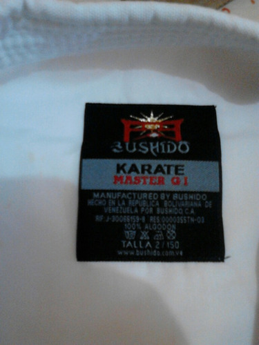 Kimono Bushido Talla 