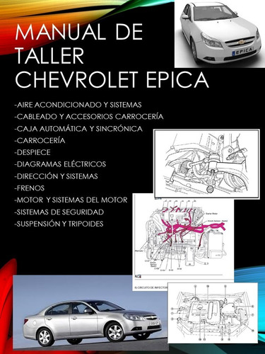Manual De Taller Chevrolet Épica En Español (2 Americanos)