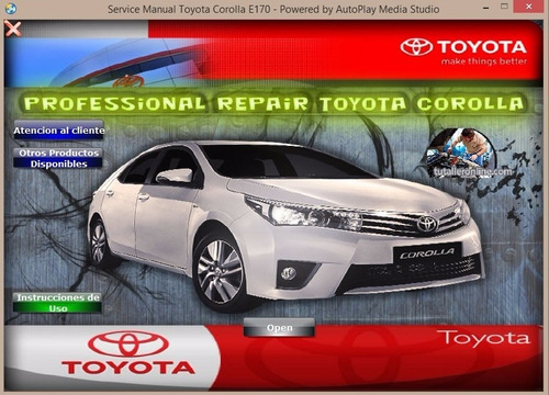 Manual De Taller Reparación Para El Toyota Corolla