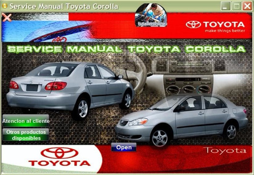 Manual De Taller Reparación Toyota Corolla 