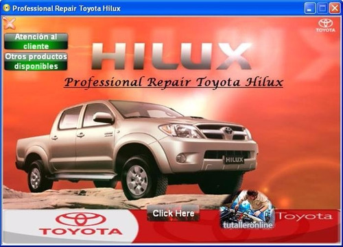 Manual De Taller Reparación Toyota Hilux (kavak) 