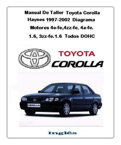 Manual Taller Reparación Toyota Corolla  Diagramas