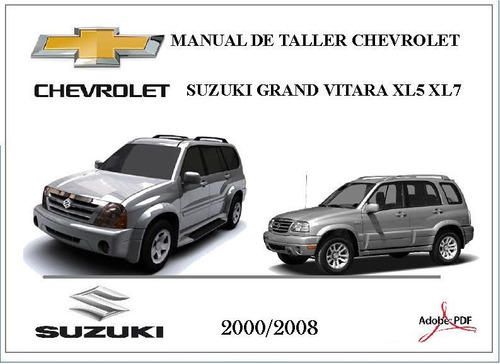 Manual Taller Suzuki Grand Vitara Xl5-xl Español