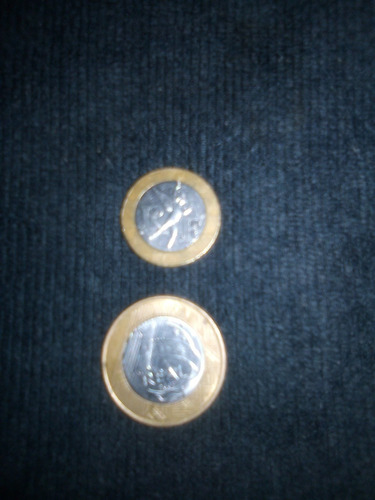 Moneda De 10 Francos Año () Y Moneda 1 Real(brasil)