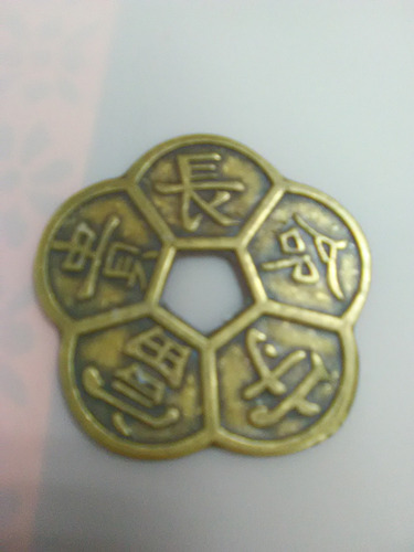 Moneda De Bronce 5 Auspicios, Feng Shui