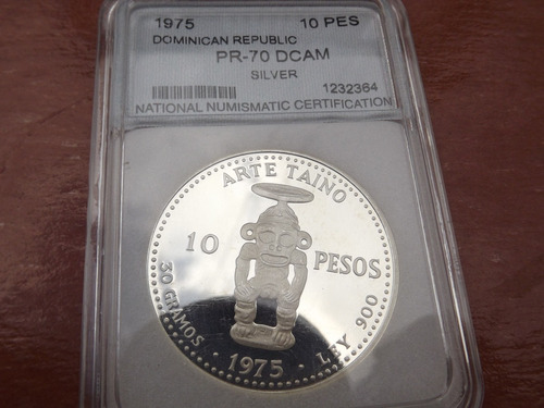 Moneda De Colección. 30 Gramos De Plata Ley 900. Arte Taino