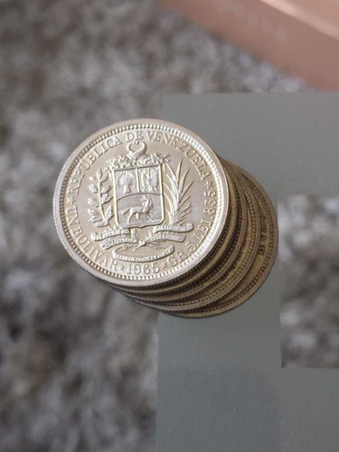 Monedas De Plata Venezuela  Gramos