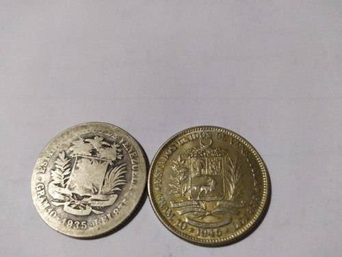 Oferta Monedas De Plata De Venezuel.046