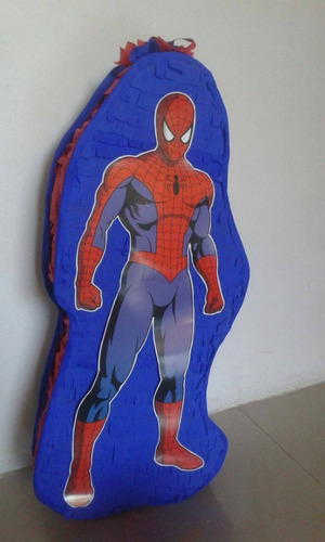 Piñata De Spiderman / Hombre Araña Y Globo