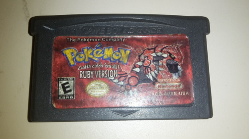 Pokemon Rubi Gameboy Advance (5vrds)