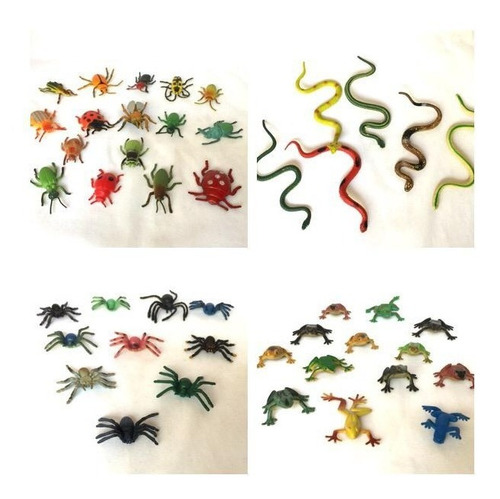 Set De Animales/insectos Plásticos