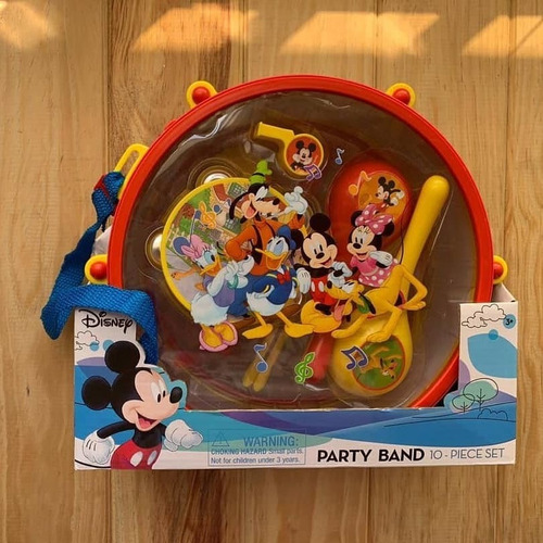 Tambor Con Instrumentos Musicales De Mickey Mouse
