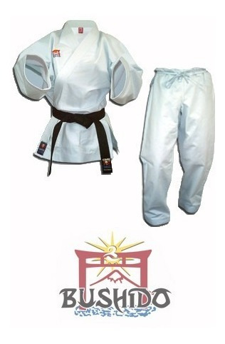 Uniforme, Kimono De Karate Bushido Liviano Talla 1, 2 Y 3