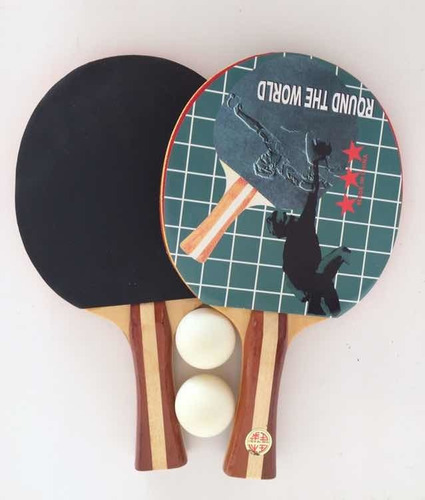 Combo Para Ping Pong - 2 Raquetas 2 Pelotas