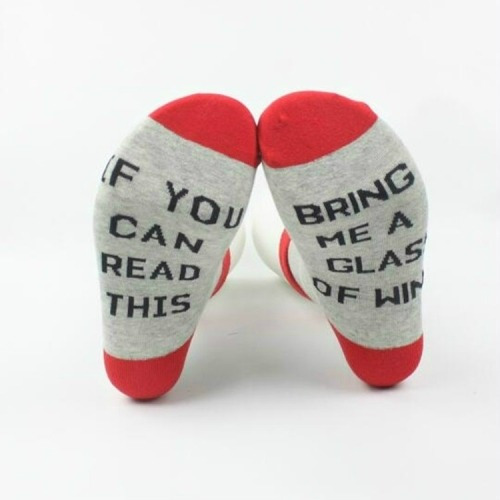 Hop Socks Letter Funny Male Female Tide 08