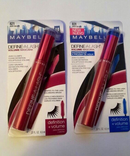 Mascara- Rimel Maybelline Original A Prueba De Agua Negros