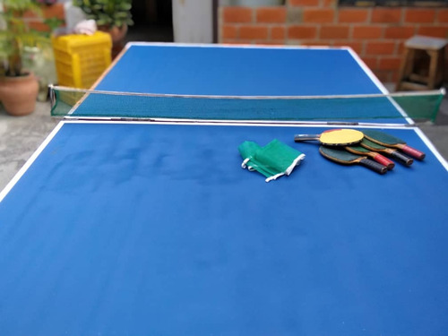 Mesa De Ping Pong Con Todos Los Accesorios