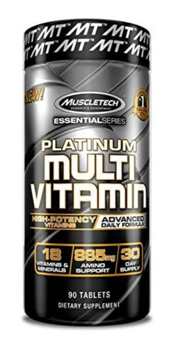 Multivitaminicos Muscletech Platinum 90 Cápsulas