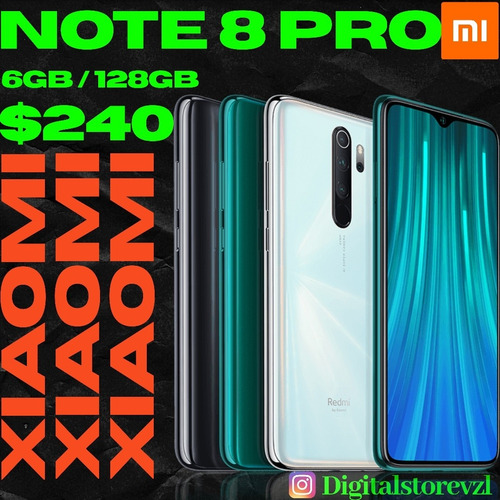 Xiaomi Redmi Noté 8 Pro 6gb Ram / 128gb Memoria / Global