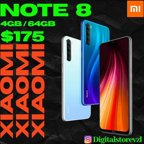 Xiaomi Redmi Note 8 4gb Ram / 64gb Memoria Interna Global