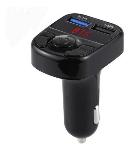 Adaptador Bluetooth Transmisor Fm Para Carro Usb Tienda