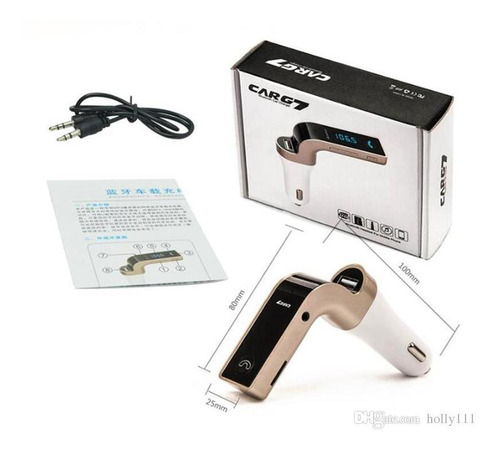 Adaptador Transmisor Reproductor Cenicero Carro Bluetooth Us