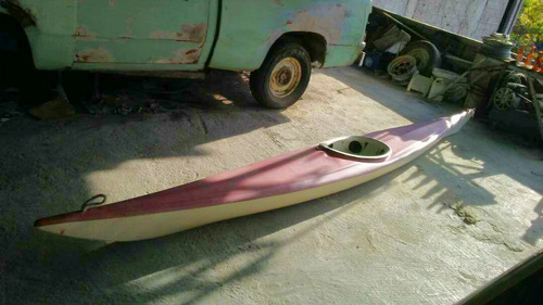 Espectacular Kayak! Casco De Fibra, Eslora 17 Pies-5,20 Mtrs