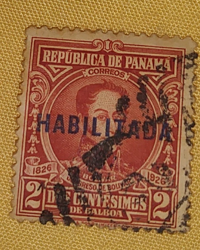 Estampilla Simón Bolívar.