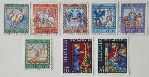 Estampillas De Suiza. Varias Serie Pro-patria .