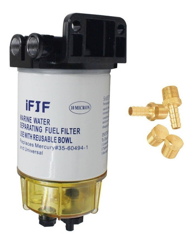 Filtro Separador De Agua Combustible Marino Reusable 100vds