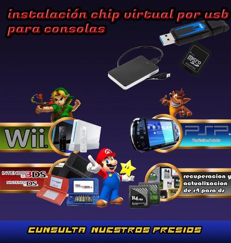 Instalación De Chip Virtual Para Consolas Usb
