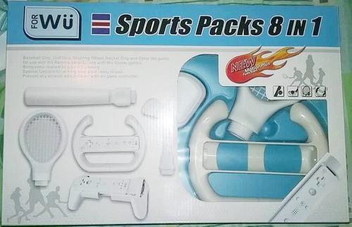 Kit Accesorios Para Nintendo Wii Volante Raqueta Golf En 7s