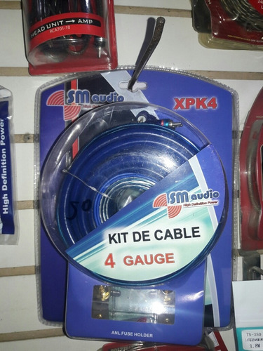 Kit De Cable 4 Para Sonido Marca Smaudio 50v