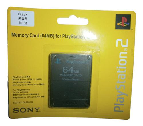 Memoricar Sony Play Station 2 Ps2 64 Megab