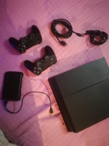 Playstation 4 500gb + 3 Controles + Disco Duro