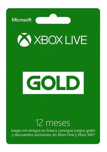 Xbox Live Gold 12 Meses