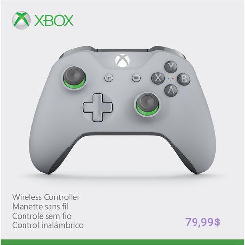 Xbox One Control Gris Con Verde Edición Especial