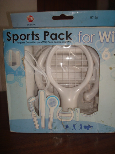 Accesorios Sport Wii- Wii U 6x1 Deportes