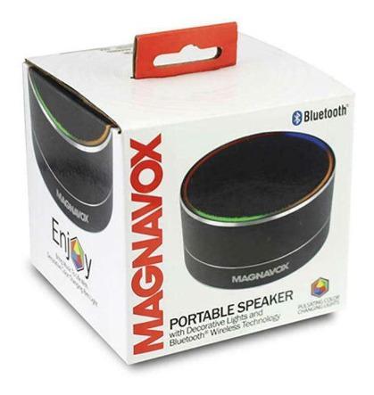 Altavoz Bluetooth Inalámbrico Con Luces Magnavox. Corneta.