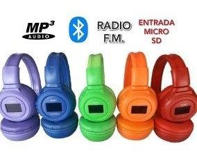 Audífono Inalambrico Microsd Fm Wireles