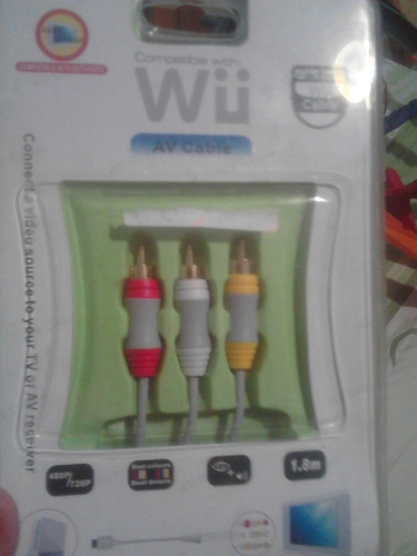 Cable Audio Video Nintendo Wii