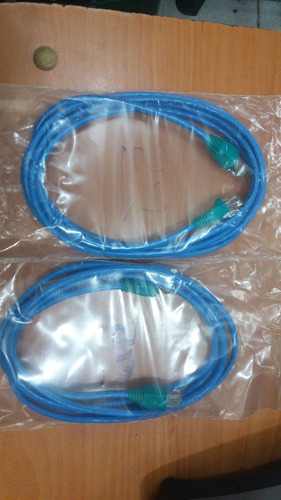 Cable De Red Rj 45, 2 Metros, En Bolsa, Color Azul, Tienda.