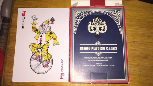 Cartas De Póker Jumbo