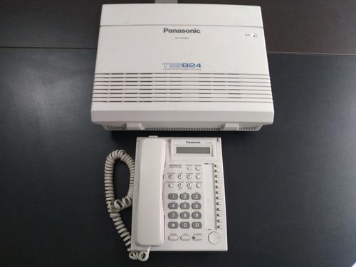 Central Panasonic Kx-tes824 / 3 Lineas / 8 Ext / 280vrds