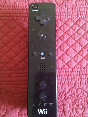 Control De Wii Negro Con Su Forro