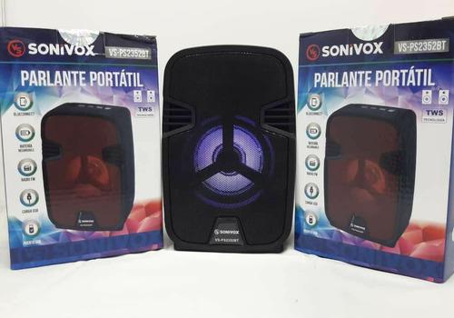 Corneta Portátil Sonivox Bluetooth Radio Sonido Recomendado